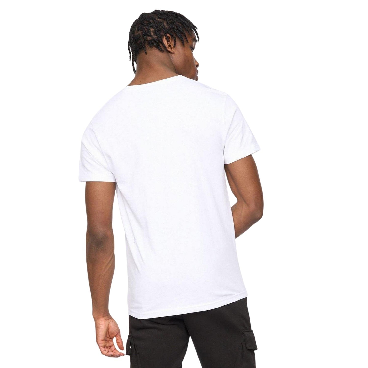 White - Back - Kings Will Dream Mens Crosby 2.0 Cotton T-Shirt