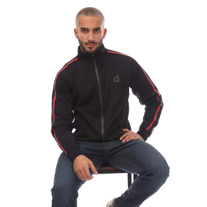 Black - Lifestyle - Blood Brother Mens Contrast Striped Track Top