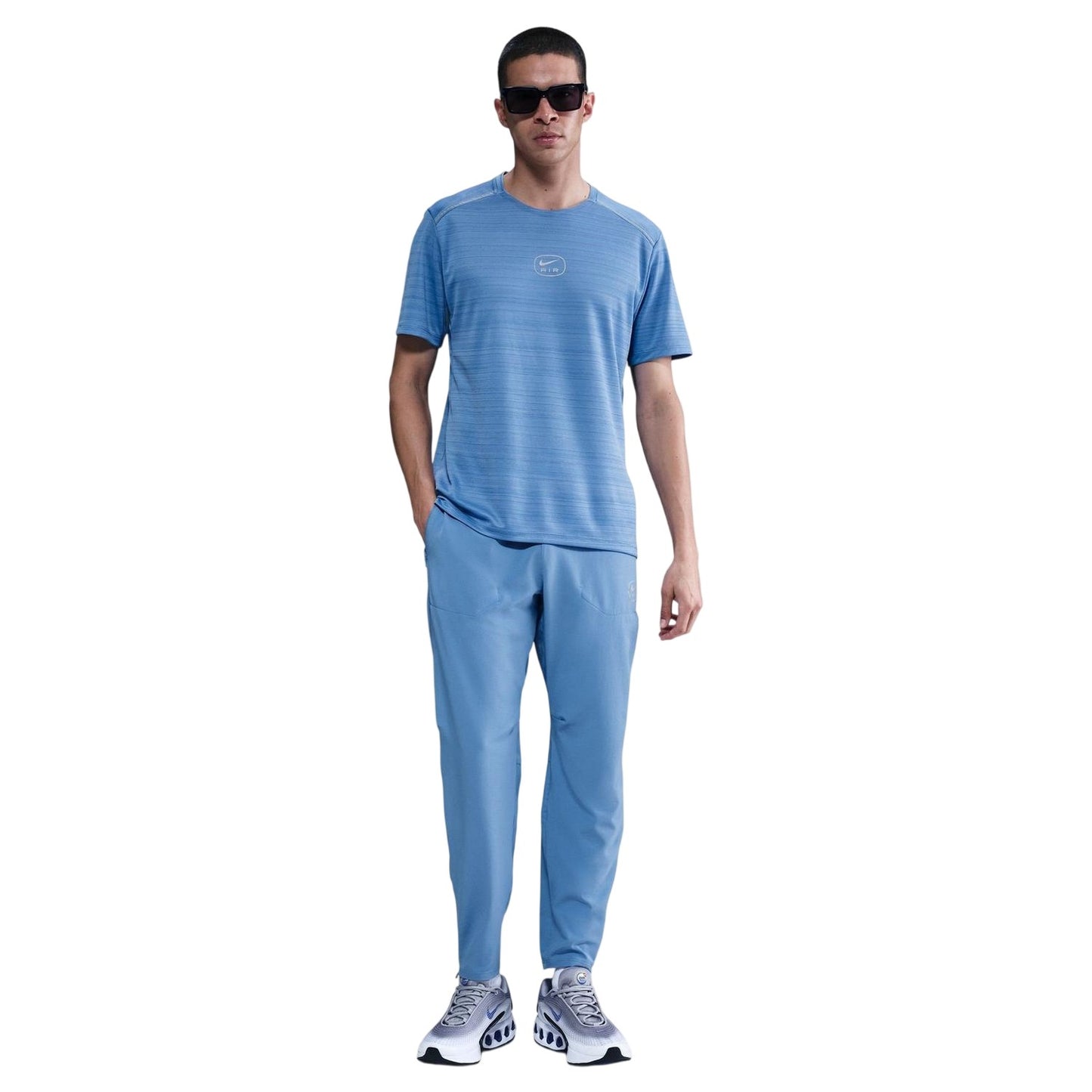 Blue - Side - Nike Mens Air Regular Athletic T-Shirt