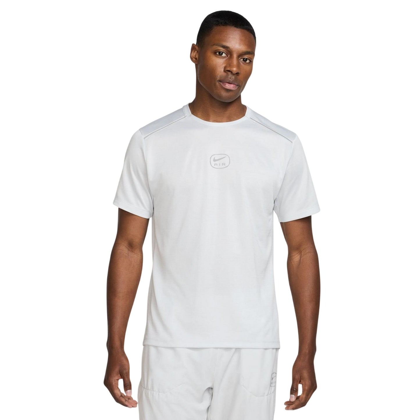 Light Grey - Front - Nike Mens Air Regular Athletic T-Shirt