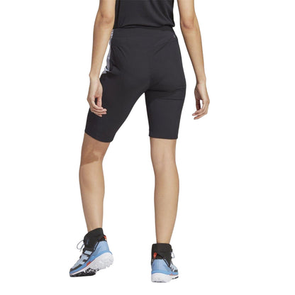 Silver-Black - Back - Adidas Womens-Ladies XPR Slim Shorts