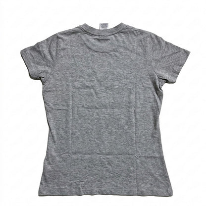 Grey Marl - Back - Umbro Womens-Ladies 90s Logo Crew Neck Regular T-Shirt