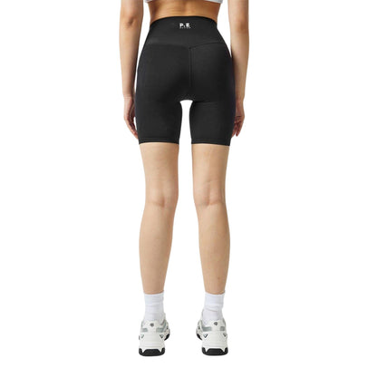 Black - Back - PE Nation Womens-Ladies Signature Cycling Shorts