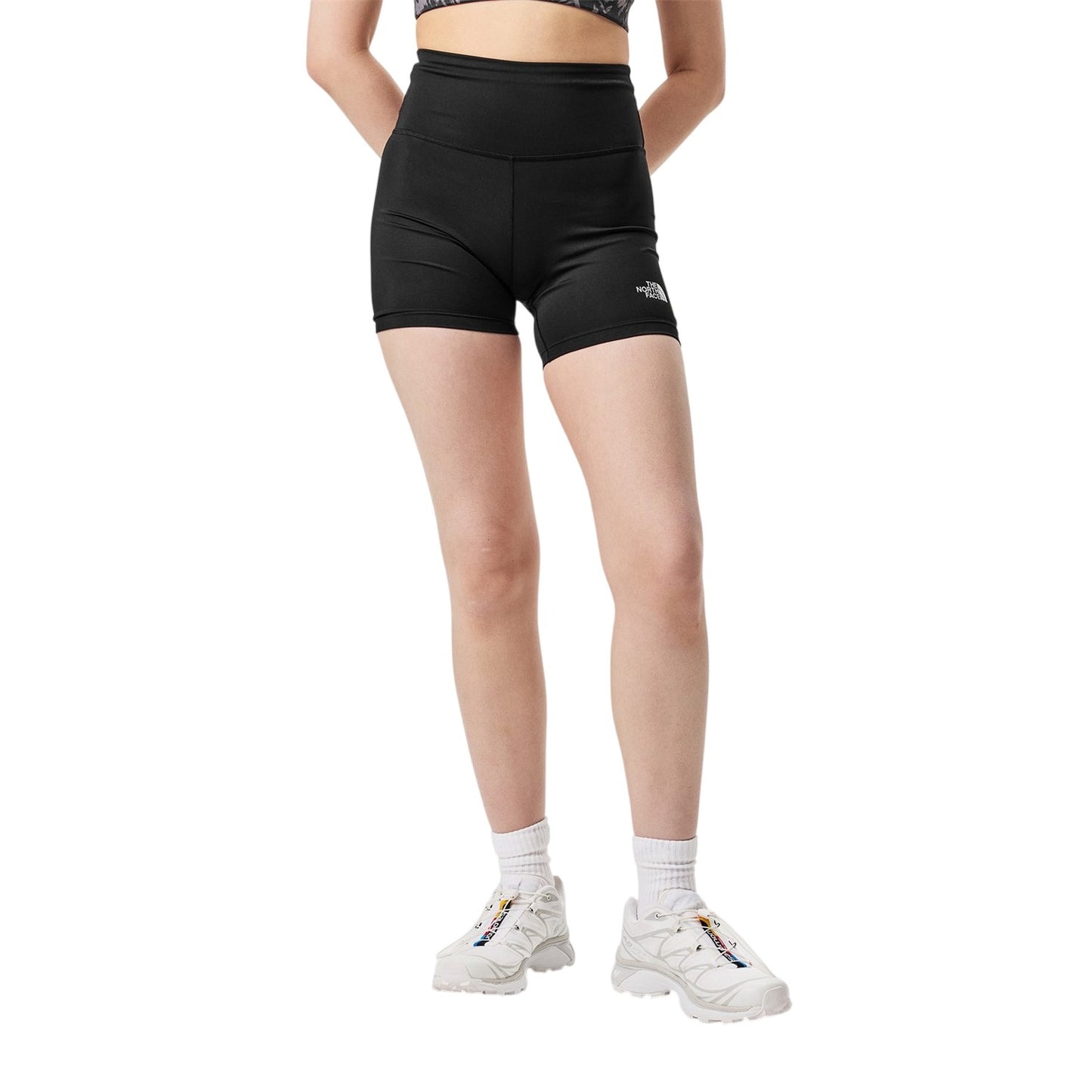 Black - Side - The North Face Womens-Ladies Flex Cycling Shorts