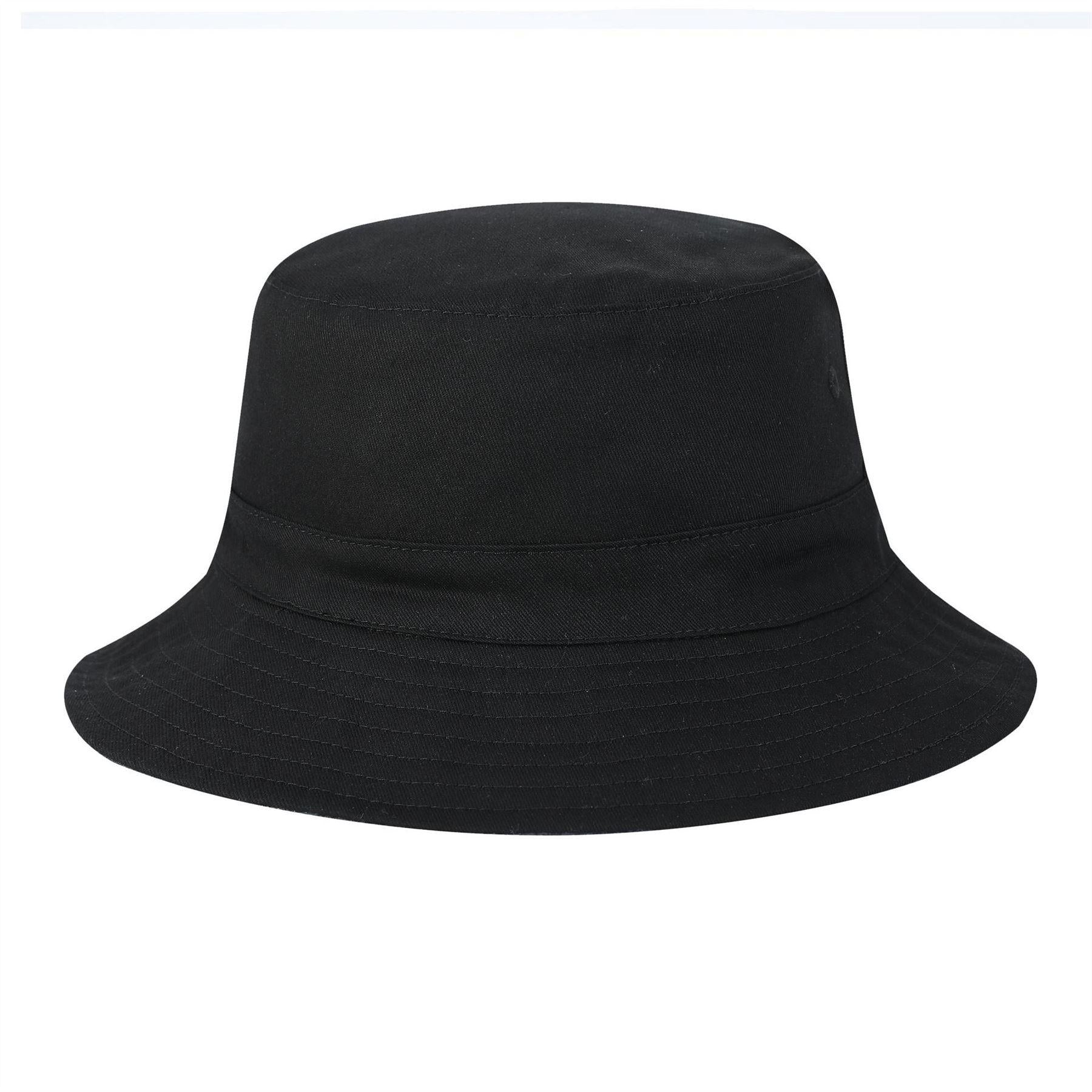 Black Print - Back - Pretty Green Mens Paisley Cotton Bucket Hat