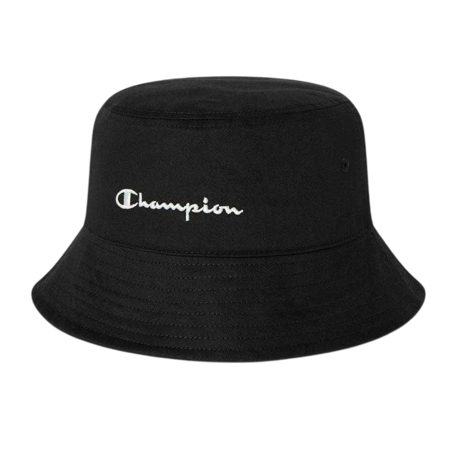 Black - Front - Champion Unisex Adult Cotton Blend Casual Bucket Hat