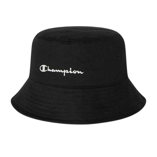 Black - Front - Champion Unisex Adult Cotton Blend Casual Bucket Hat