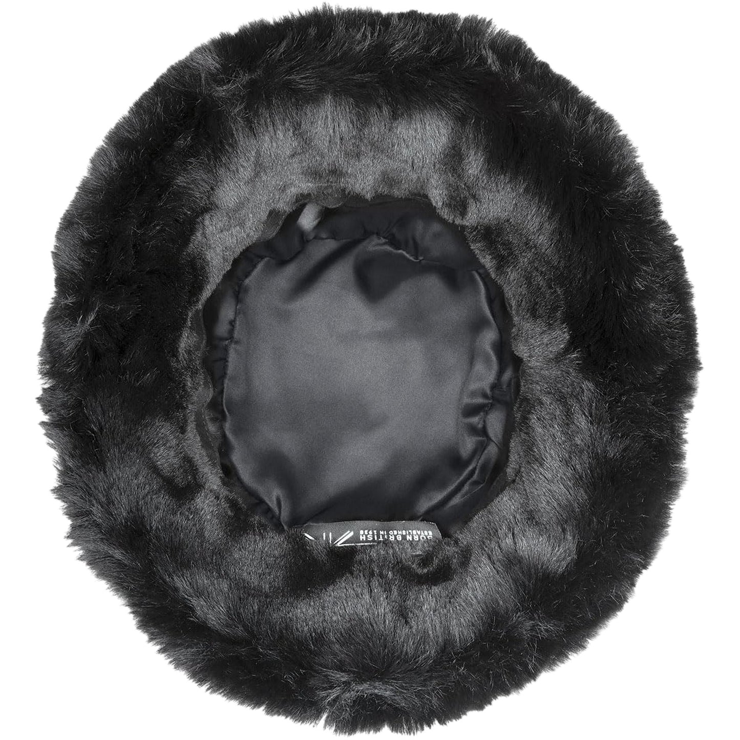 Black - Lifestyle - Kangol Faux Fur Bucket Hat