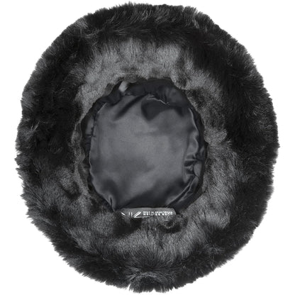 Black - Lifestyle - Kangol Faux Fur Bucket Hat