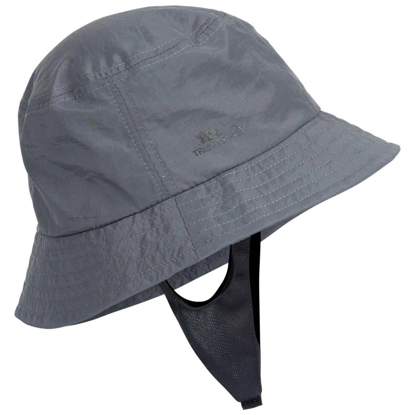 Dark Grey - Side - Trespass Unisex Adult Surfnapper Bucket Hat