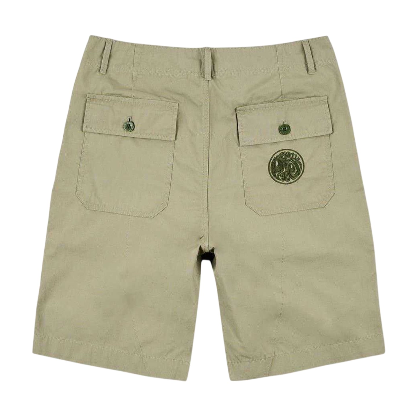 Green - Back - Pretty Green Mens Cotton Cargo Shorts
