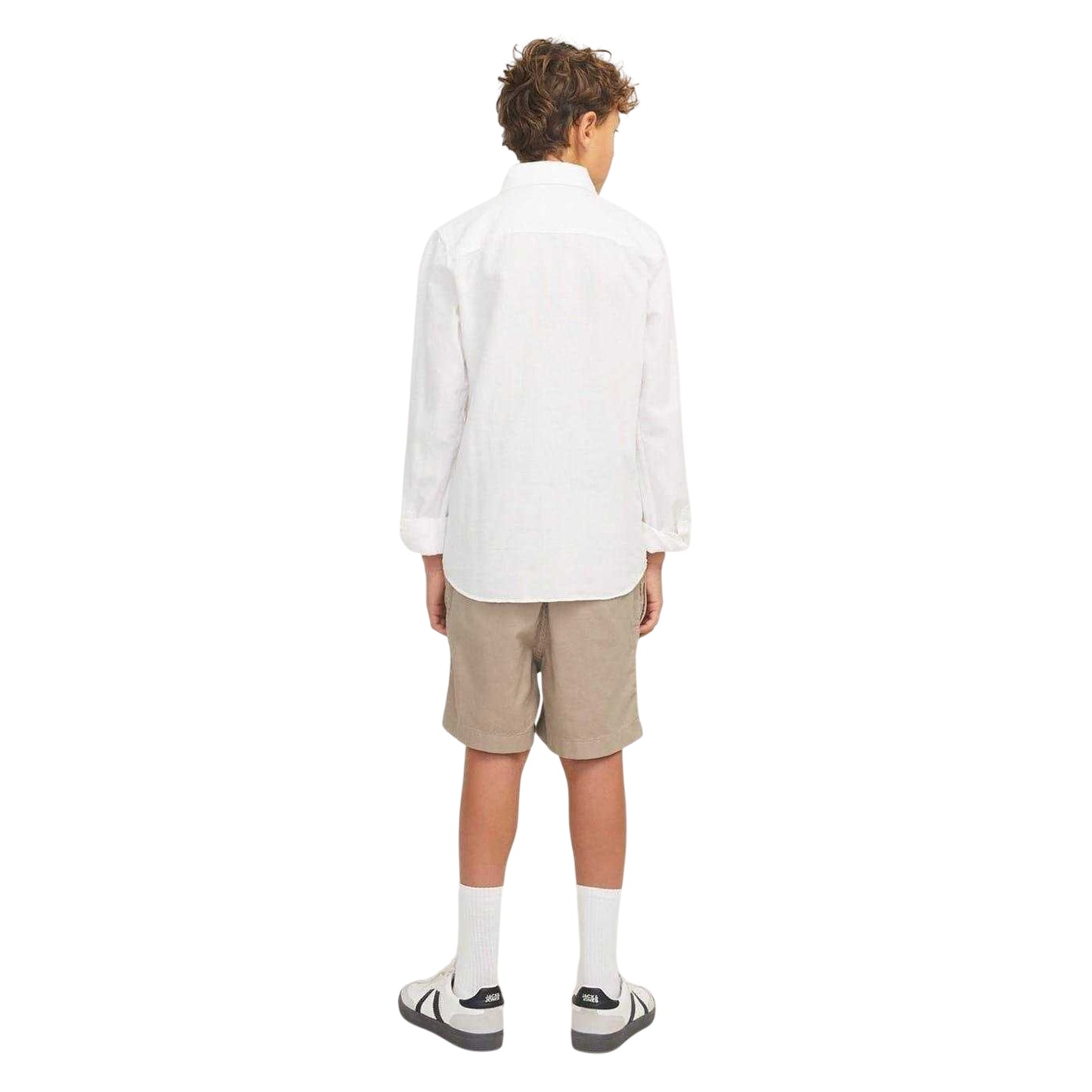 Crockery - Back - Jack And Jones Boys Linen Chino Shorts