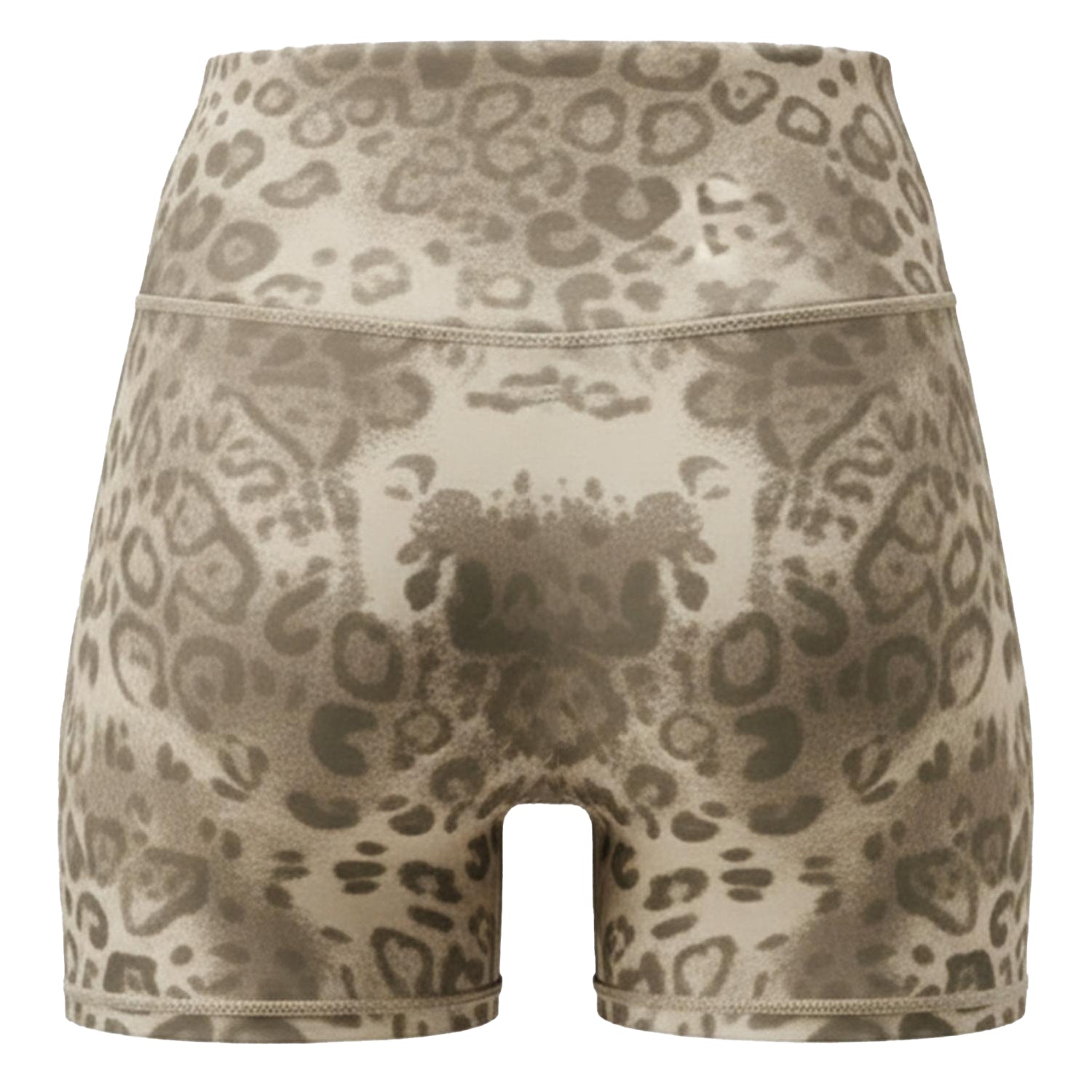 Leopard - Back - USA Pro Womens-Ladies Leopard Compression Cycling Shorts
