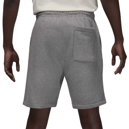 Carbon-White - Back - Nike Mens Air Jordan Fleece Sweat Shorts