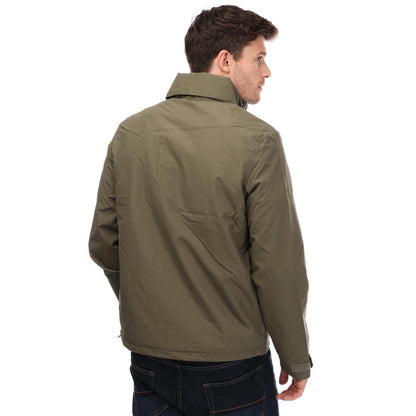 Green - Back - Farah Mens Surrey Hooded Jacket
