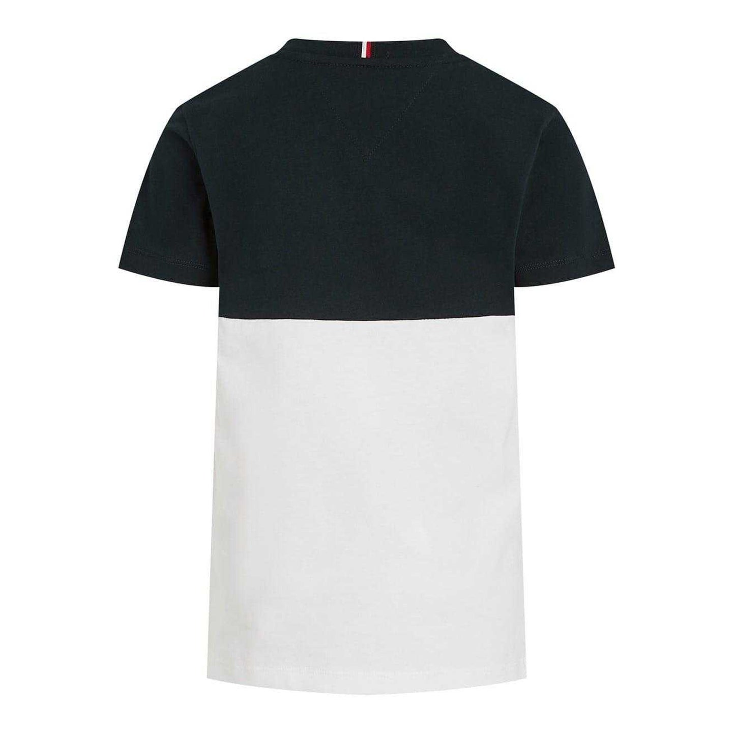 Heritage - Back - Tommy Hilfiger Childrens-Kids Colour Block T-Shirt & Shorts Set