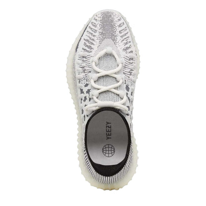 White - Side - Yeezy Unisex Adult Boost 350 V2 Compact Trainers