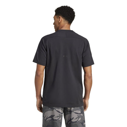 Black - Back - New Zealand All Blacks Mens Z.N.E 24-25 Adidas T-Shirt