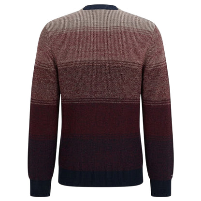 Dark Blue - Back - Boss Mens Kaller Knitted Sweatshirt