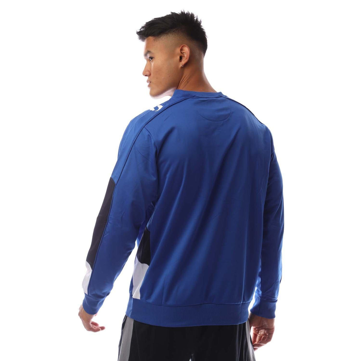 Royal Blue-Navy-White - Back - Sondico Mens Venata Colour Block Sweatshirt