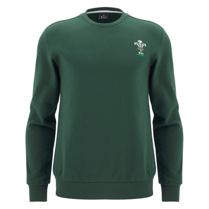 Green - Front - Wales RU Unisex Adult 2025 Sweatshirt