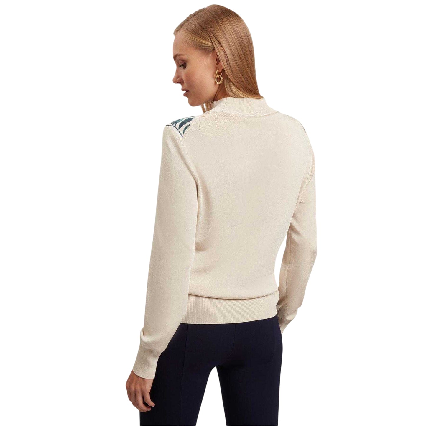 Ivory - Back - Ted Baker Womens-Ladies Merrni Tulip Sweatshirt