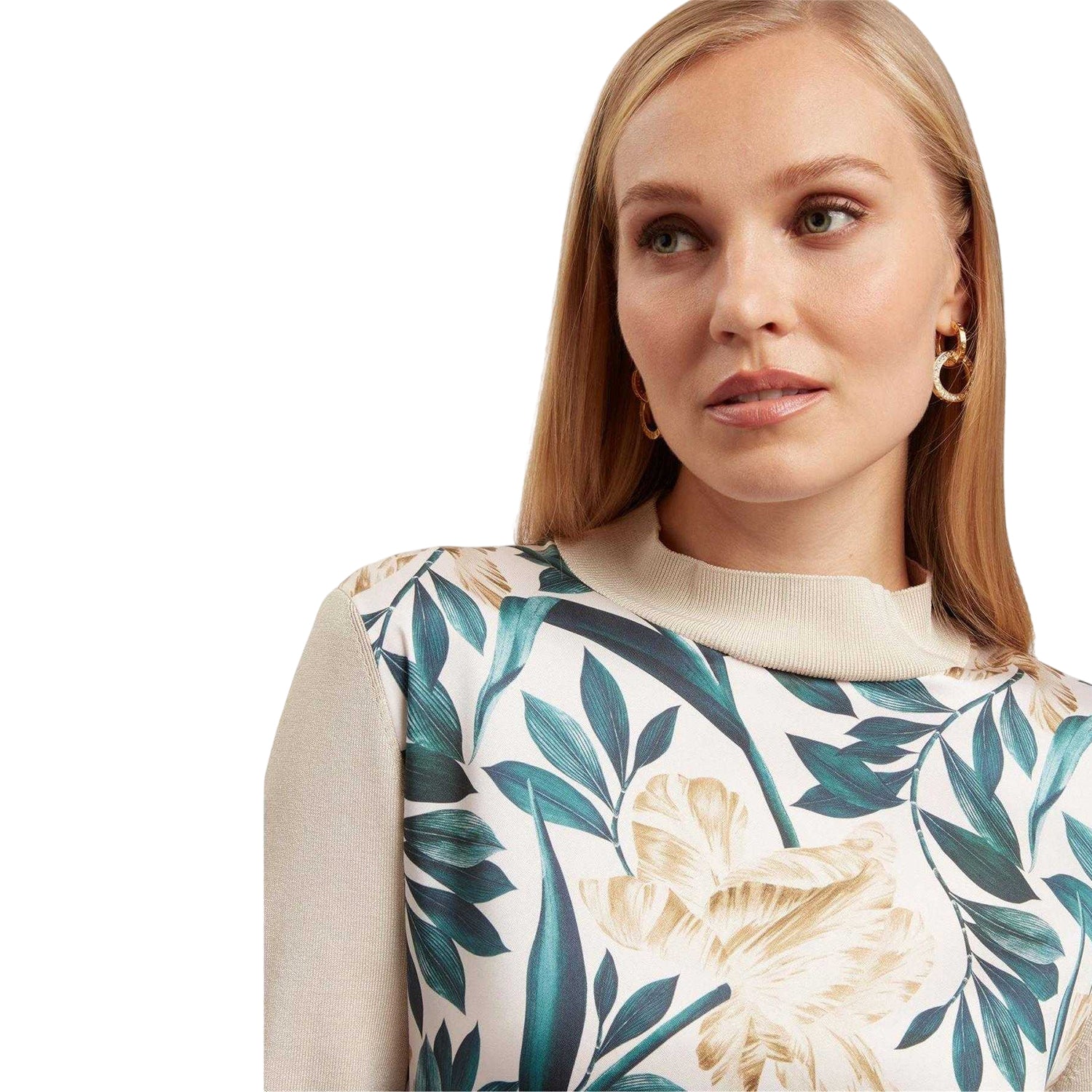 Ivory - Side - Ted Baker Womens-Ladies Merrni Tulip Sweatshirt