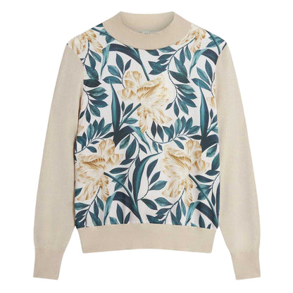Ivory - Front - Ted Baker Womens-Ladies Merrni Tulip Sweatshirt