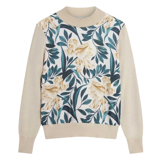 Ivory - Front - Ted Baker Womens-Ladies Merrni Tulip Sweatshirt