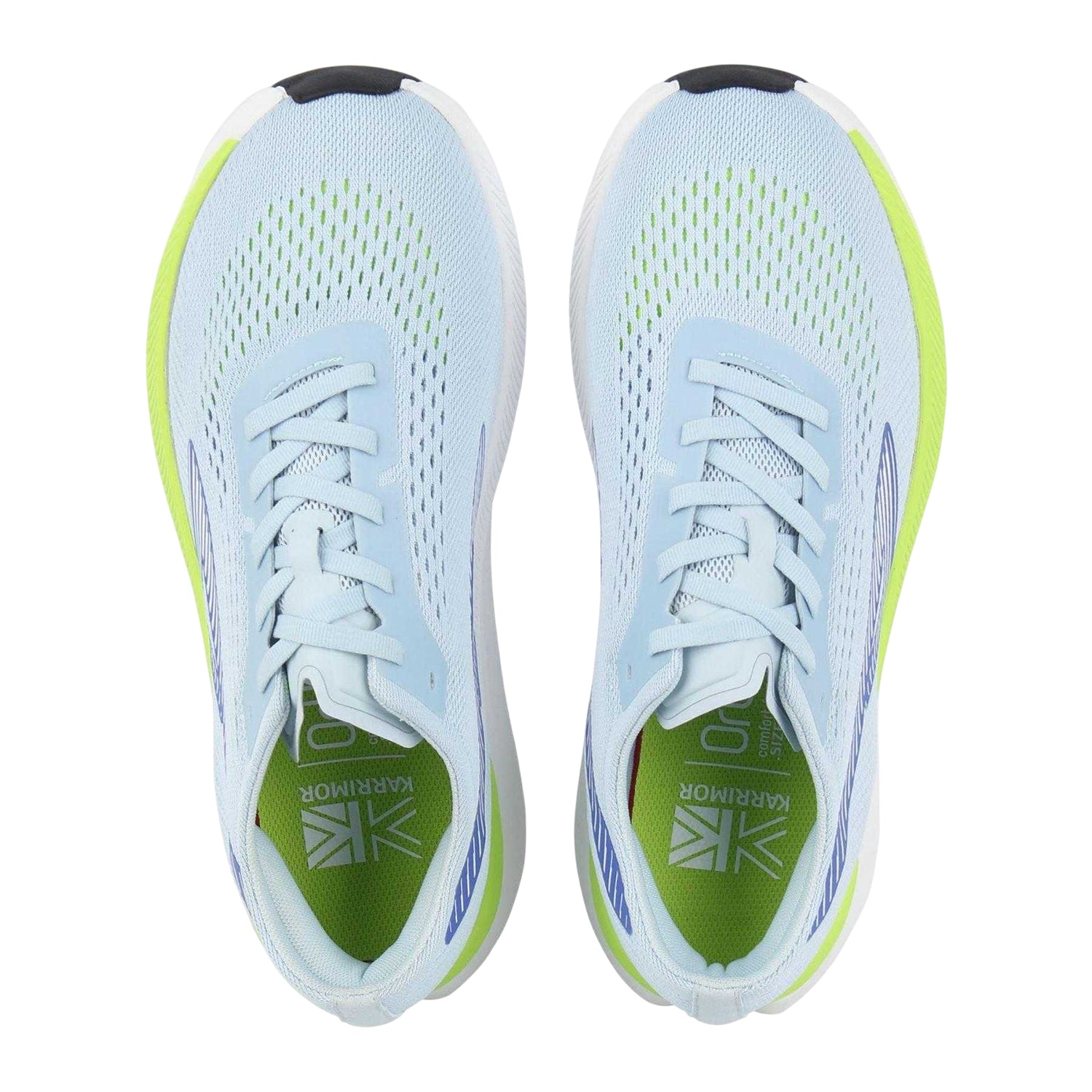 Blue-Volt - Side - Karrimor Mens Mesh Breathable Trainers