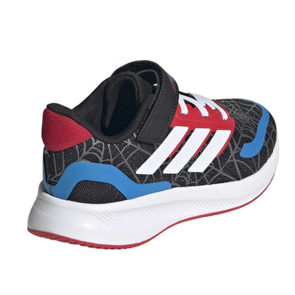 Black-White - Back - Spider-Man Childrens-Kids Runfalcon Adidas Cloudfoam Trainers