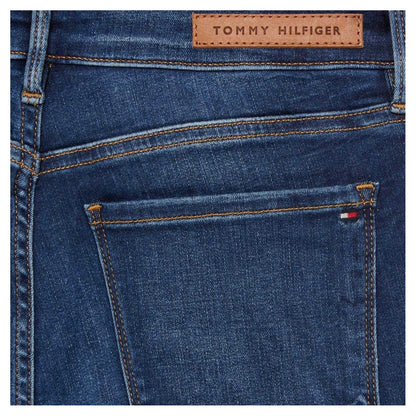 Mid Wash - Side - Tommy Hilfiger Womens-Ladies Skinny Jeans
