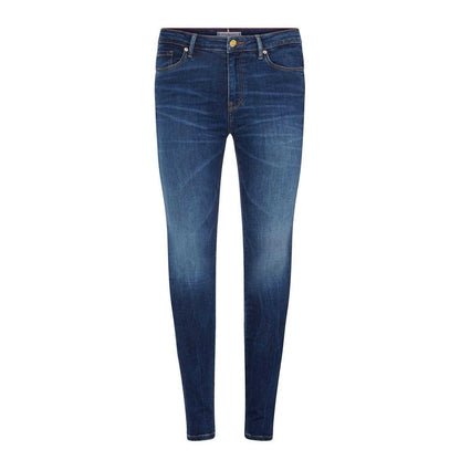 Mid Wash - Front - Tommy Hilfiger Womens-Ladies Skinny Jeans