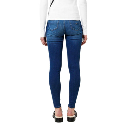 Blue - Back - Tommy Jeans Womens-Ladies Skinny Jeans