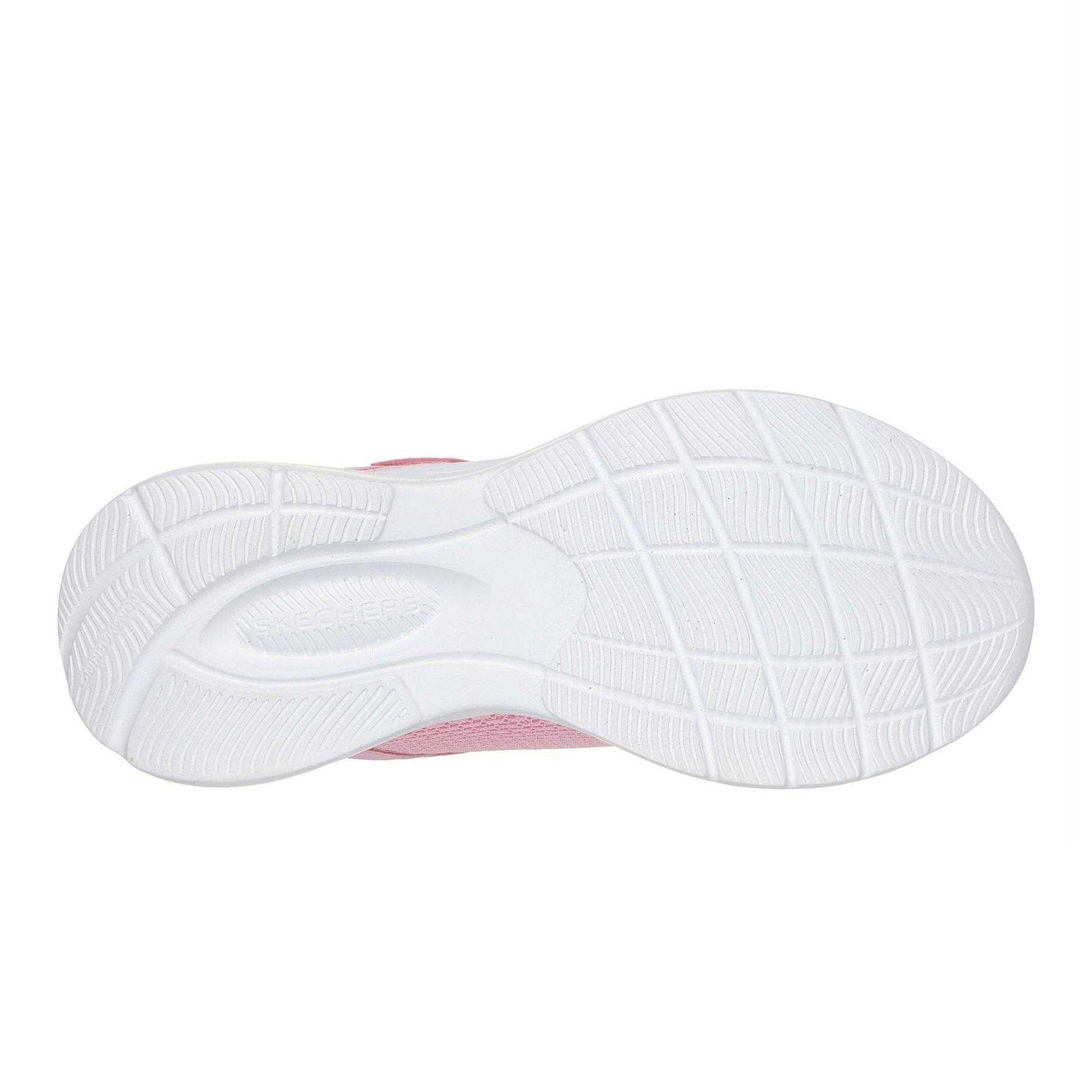 Light Pink - Pack Shot - Skechers Childrens-Kids Jumpsters Tech Trainers