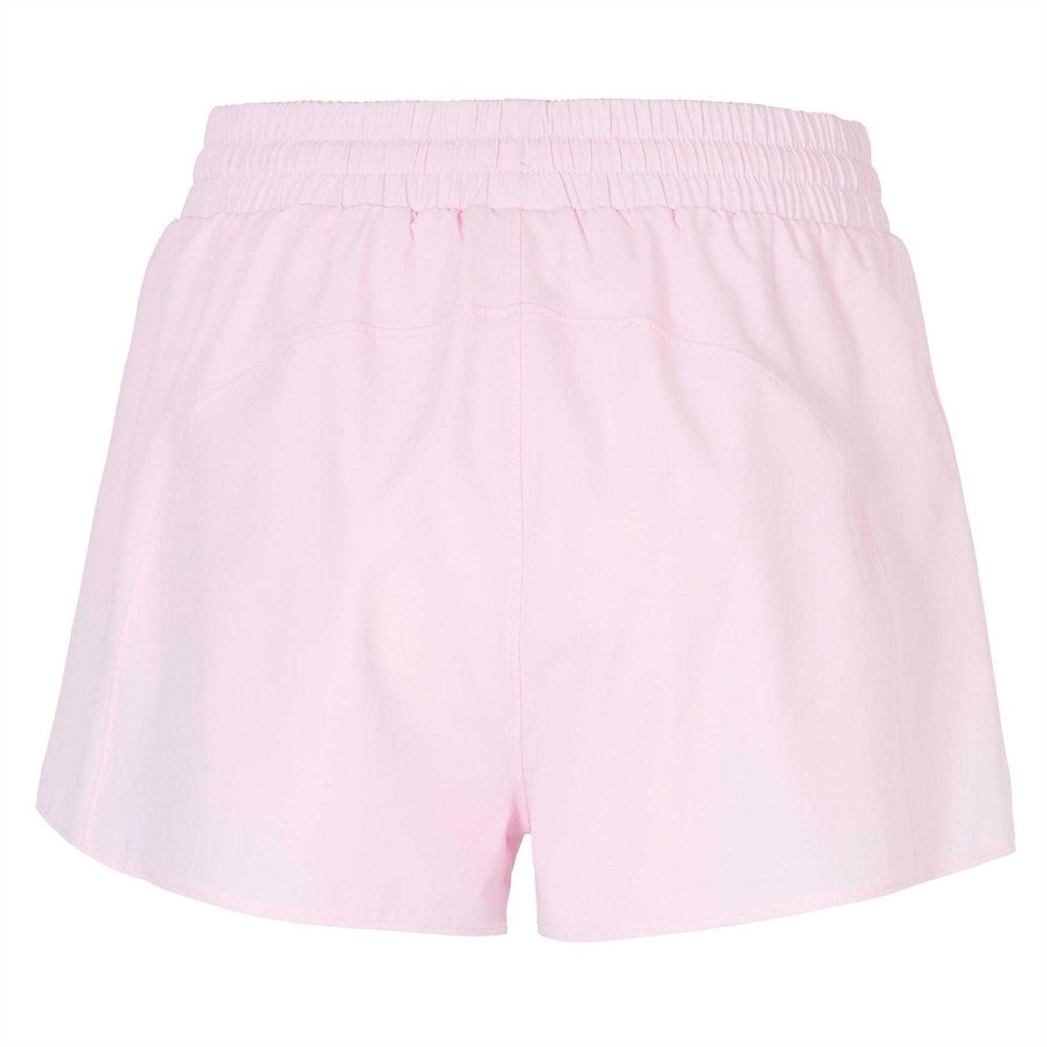 Pink - Back - USA Pro Womens-Ladies 2 in 1 Running Shorts