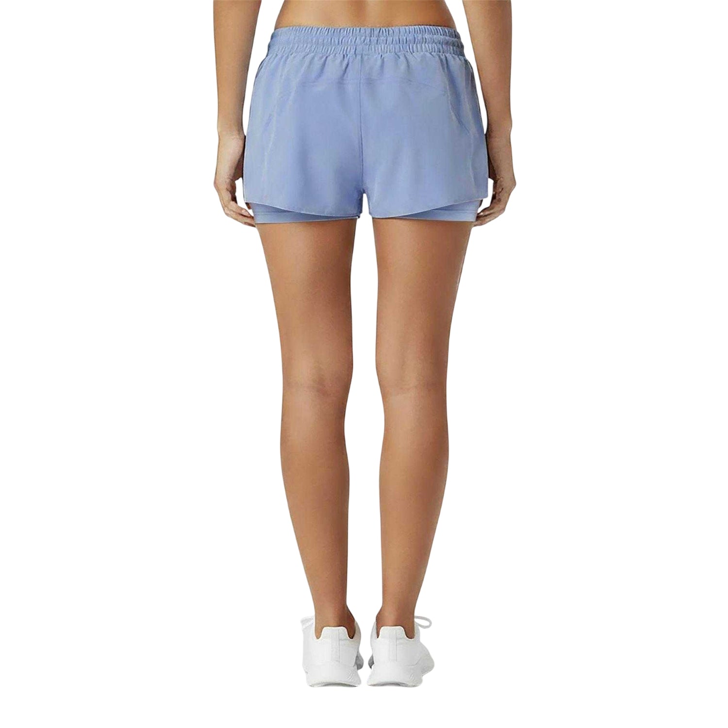 Dusk - Back - USA Pro Womens-Ladies 2 in 1 Running Shorts