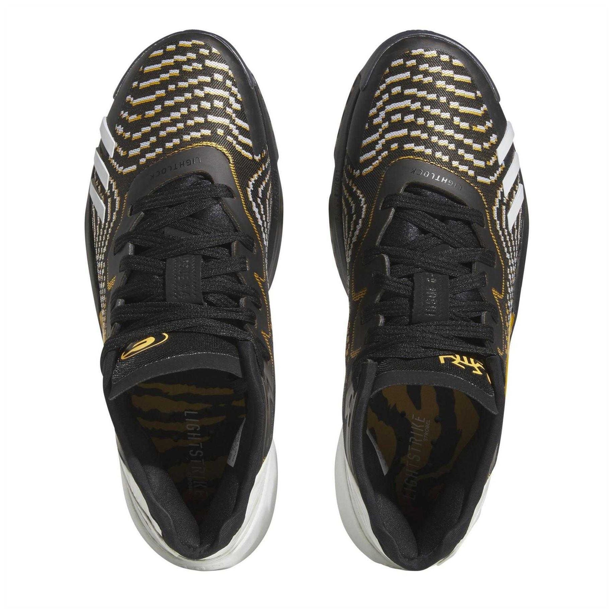 Core Black - Pack Shot - Adidas Womens-Ladies Don Issue 4 Mid Cut Trainers