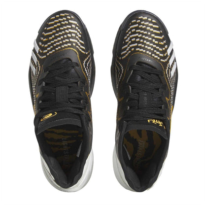 Core Black - Pack Shot - Adidas Womens-Ladies Don Issue 4 Mid Cut Trainers