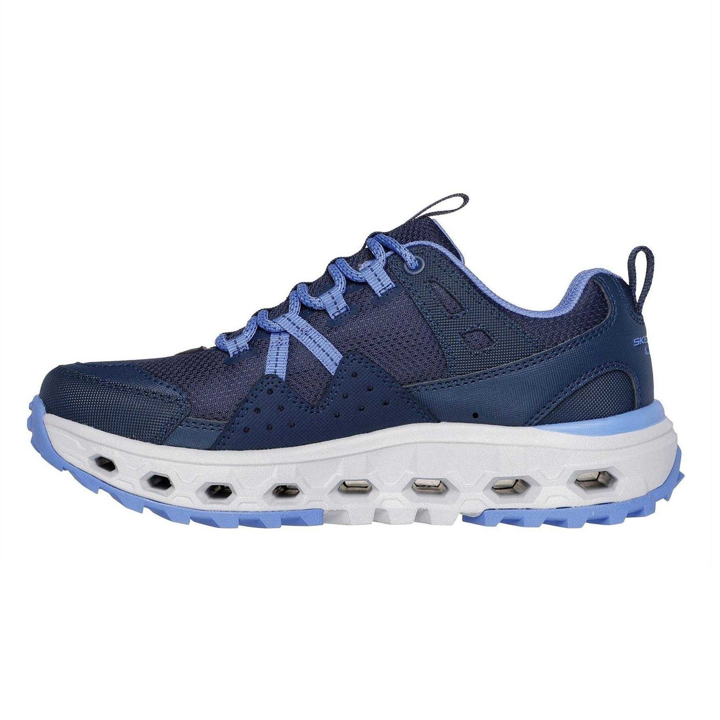 Navy-Blue - Back - Skechers Womens-Ladies Glide Stepat Trainers