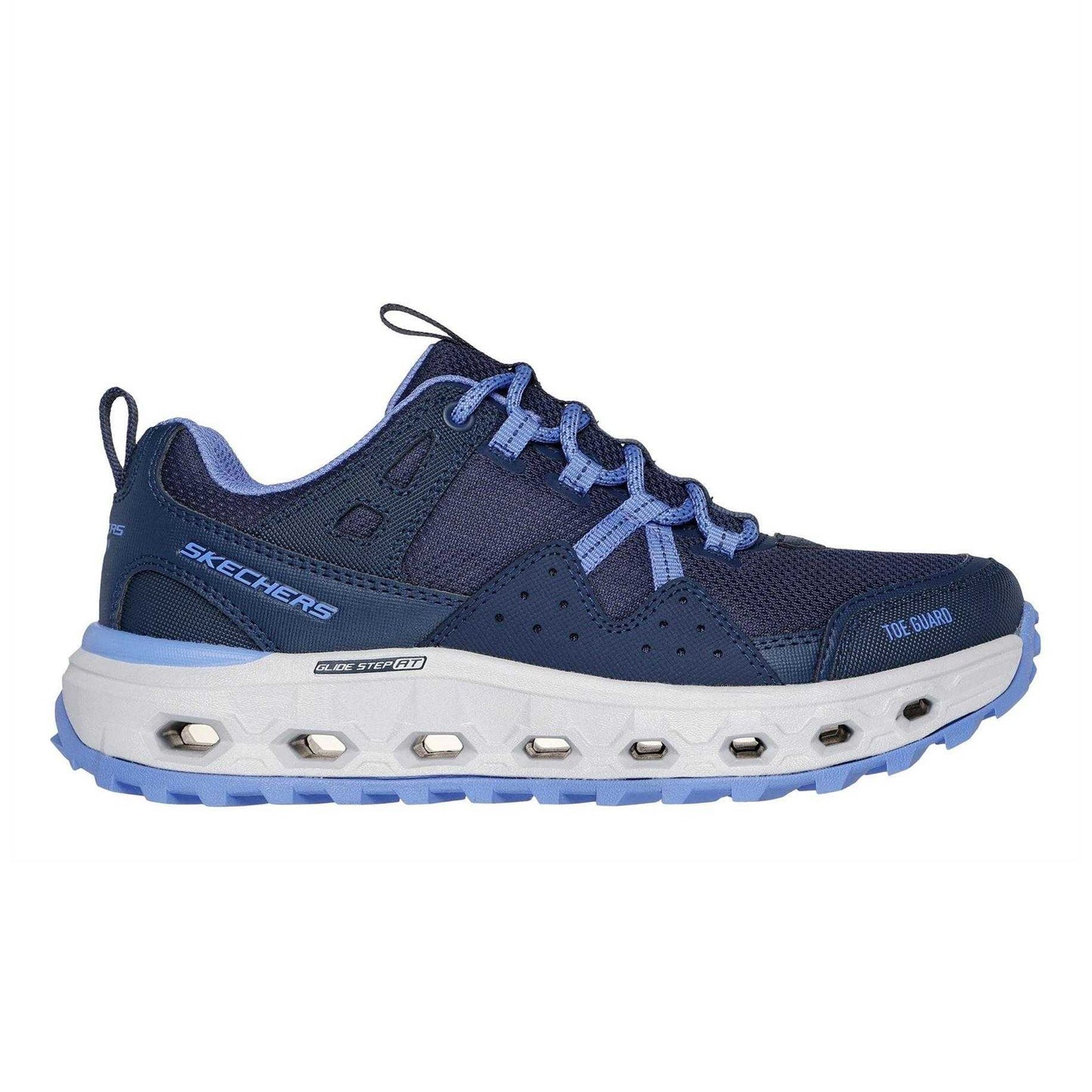 Navy-Blue - Side - Skechers Womens-Ladies Glide Stepat Trainers