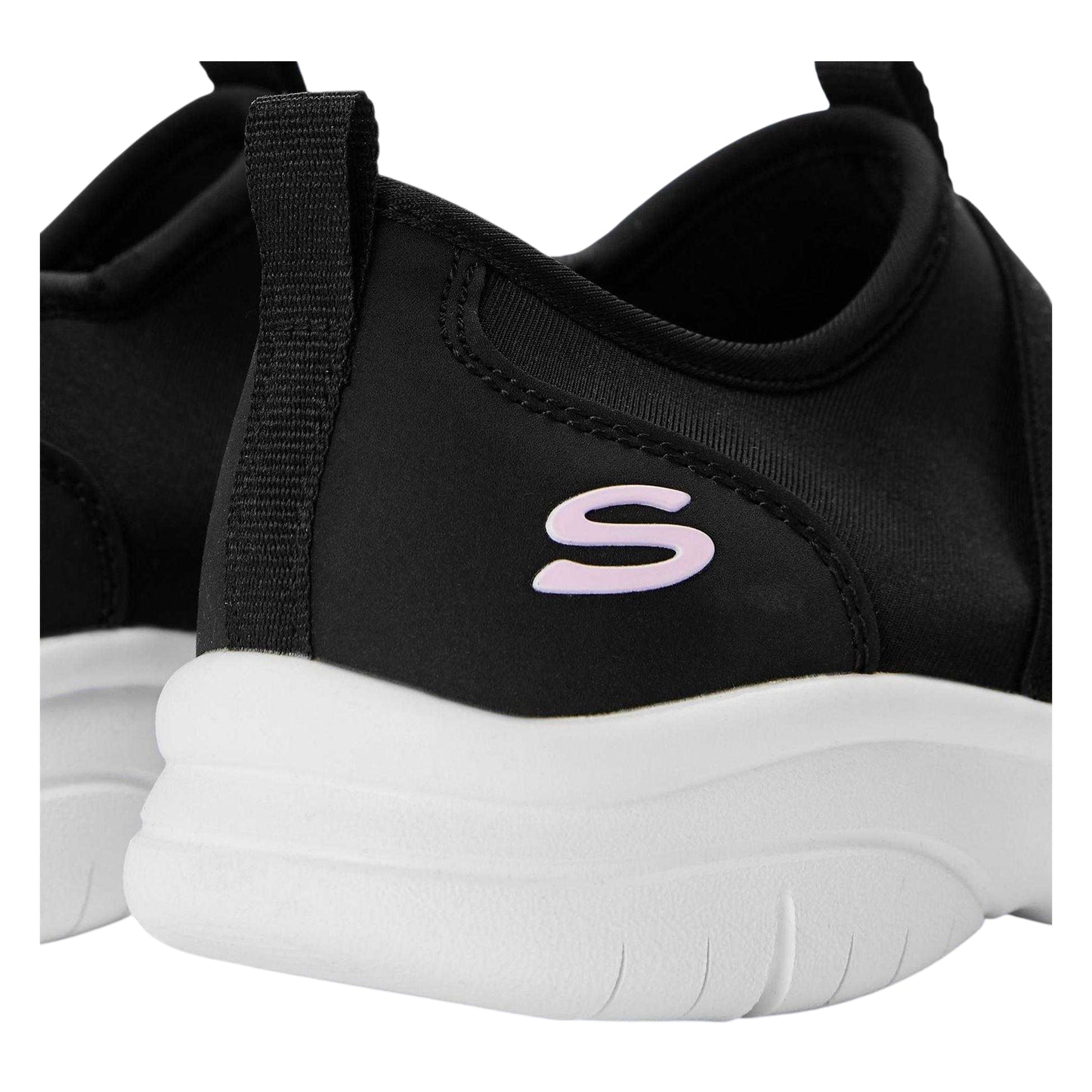 Black-Pink - Lifestyle - Skechers Childrens-Kids Flexblast Trainers