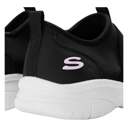 Black-Pink - Lifestyle - Skechers Childrens-Kids Flexblast Trainers
