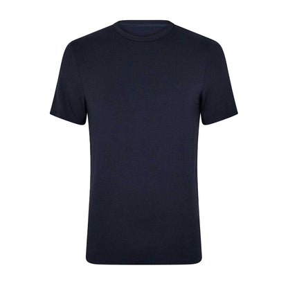Black-Charcoal-Navy - Back - Boss Mens Plain Regular Short-Sleeved T-Shirt (Pack of 3)