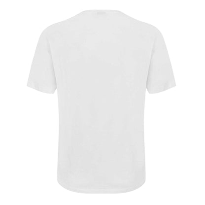 White - Back - Boss Mens Plain Regular Short-Sleeved T-Shirt (Pack of 3)