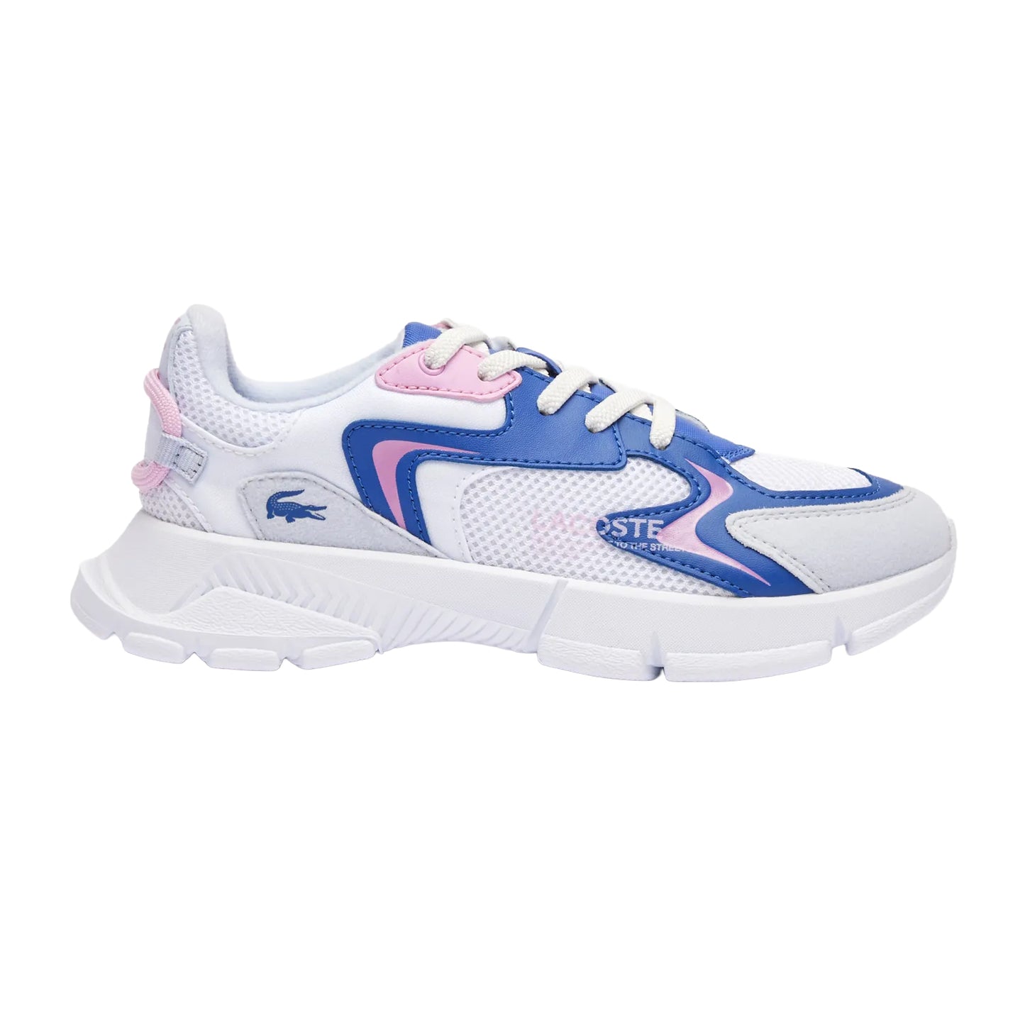 Light Blue - Side - Lacoste Childrens-Kids L003 Neo Trainers
