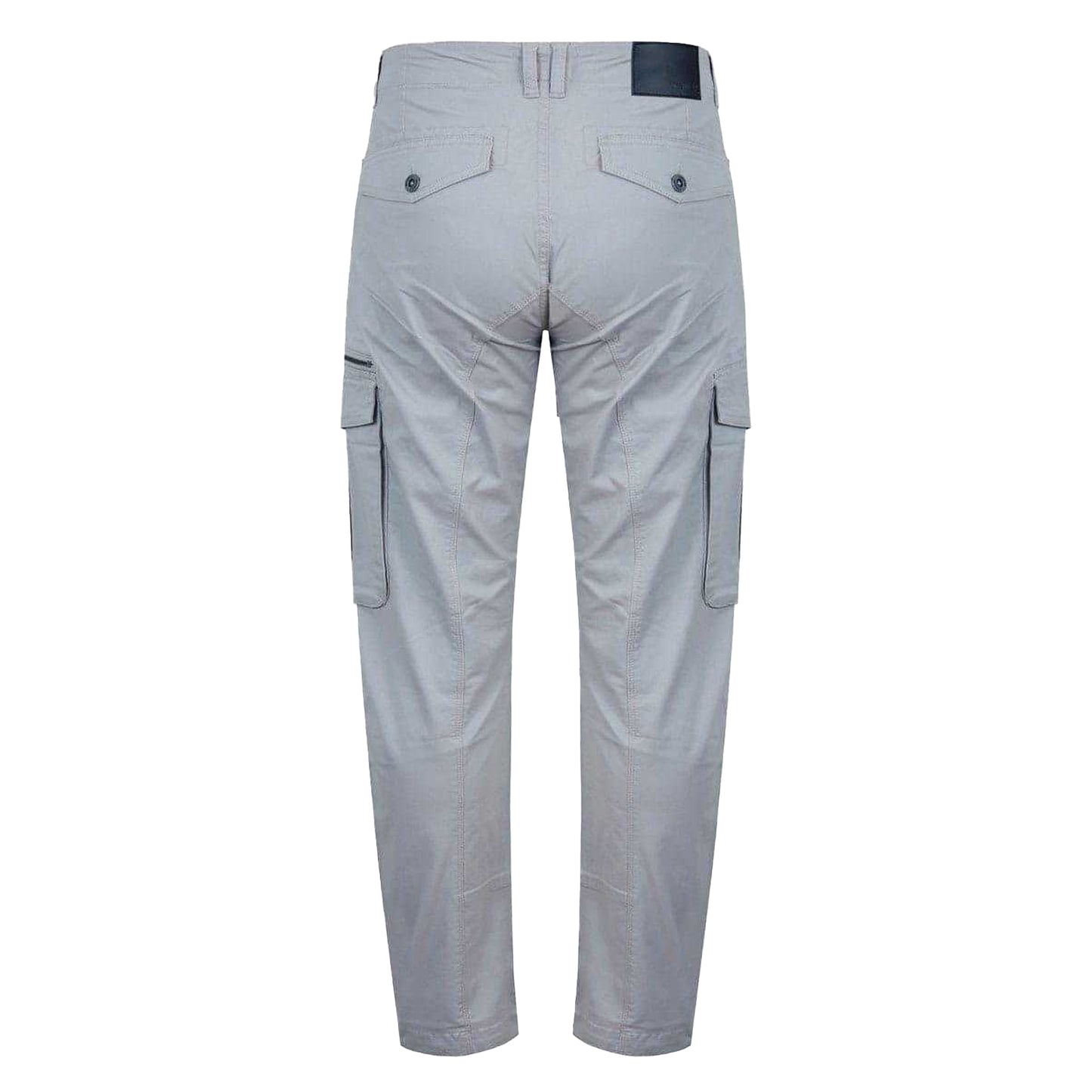 Heather Grey - Back - Firetrap Mens Cotton Blend Cargo Trousers