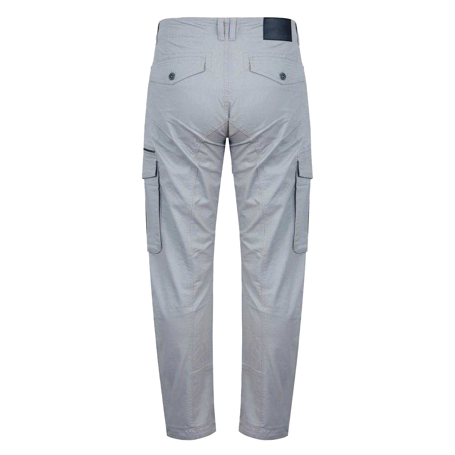 Heather Grey - Back - Firetrap Mens Cotton Blend Cargo Trousers
