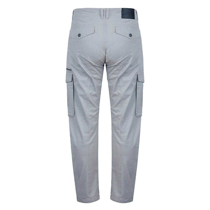 Heather Grey - Back - Firetrap Mens Cotton Blend Cargo Trousers