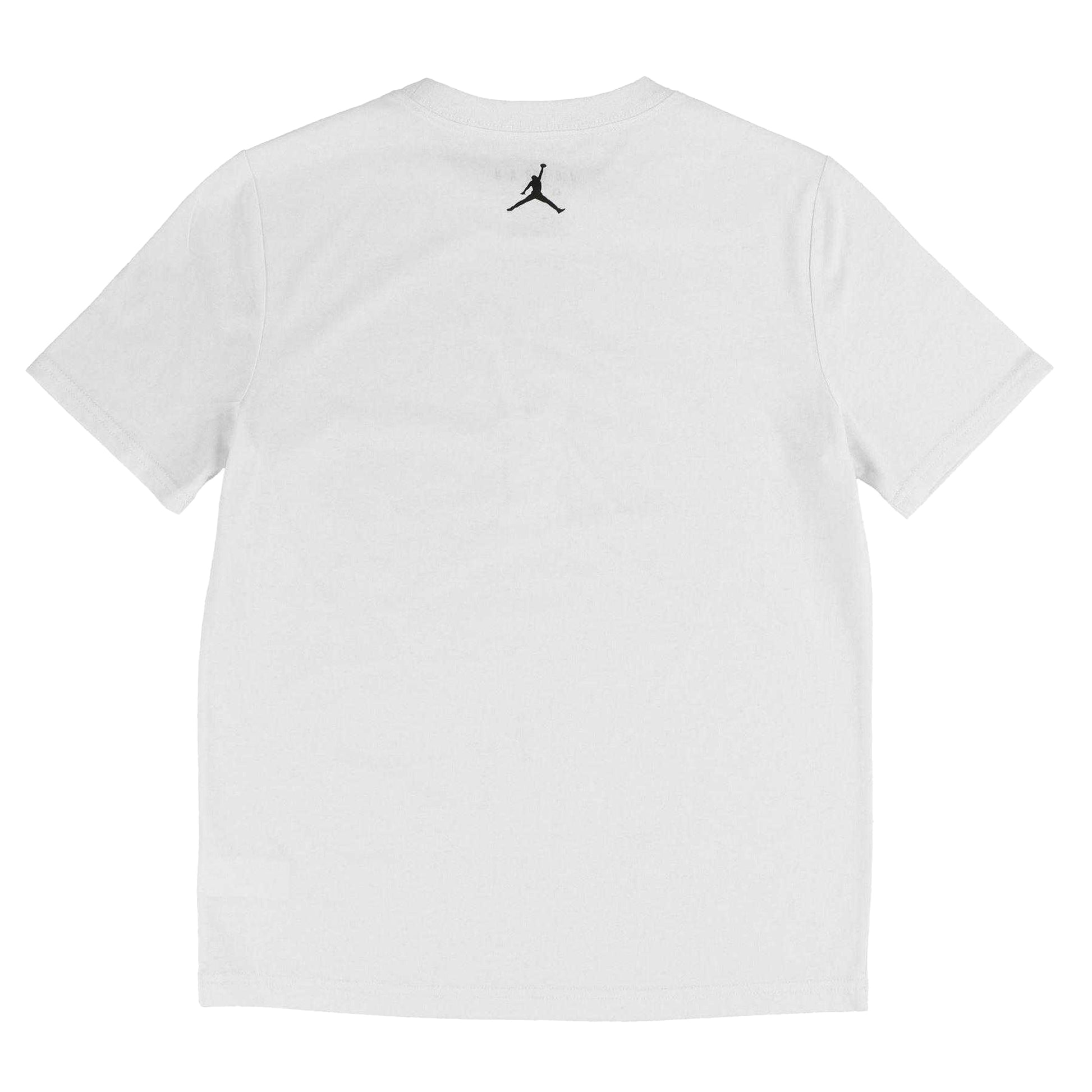 White - Back - Nike Childrens-Kids Air Jordan Giraffe Print Regular T-Shirt